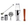 WINWARE - Set � cocktail avec Boston Shaker, inclus passoire Hawthorn, muddler, cuill�re et pilon, 25ml et 50ml cuill�res mesures. Kit cocktail pour professionnel et d�butants.