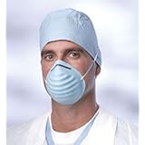 Prohibit Cone-Style Mask - Cone-Style Mask, Blue, 6 box / Case, 300 Unit / Case