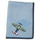 Wings Plush Blanket with Applique