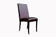 2 Dark Brown Full Leather Dining Chairs By Wholesale Interiors