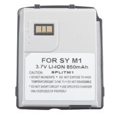 850 Mah Li-ion Black Battery For Sanyo M1