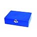Heathrow Scientific HD15979A ABS Blue Sturdy Tall Slide Box, 208mm Width x 175mm Height x 60mm Depth, 100-Place