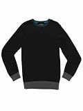 Best Price Quicksilver Men's Premium Knox Pullover Sweater Shirt Black 107706-BLK