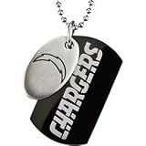 NFL San Diego Chargers Team Logo Double Dog Tag Pendant w/chain