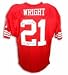 Eric Wright San Francisco 49ers Autographed Custom Throwback NFL Football Jersey Inscribed with 