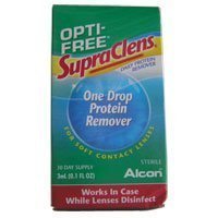 Opti-Free Supra Clens Daily Protein Remover (.1 Fluid Ounces) (Pack of 3)
