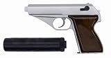 HFC 007 Bond PPK Gas Airsoft Non-Blowback Silver