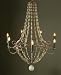 Bobo Intriguing Objects Copper Wood Bead Chandelier