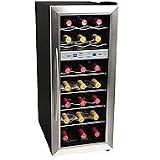 EdgeStar 21 Bottle Dual Zone Wine Cooler- Digital, Stainless Steel