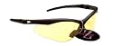 RayZor Professional Lightweight Black UV400 Sports Wrap Hiking / Walking Sunglasses, With a Clear Yellow Anti-Glare Lens