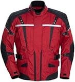 IMAGE OF Tourmaster TRANSITION 2 MOTORCYCLE JACKET WOMENS WINE/BK SIZE:LRG