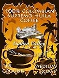 Review Golden Valley Farms 1lb Whole Bean Coffee / 100% Colombian Supremo Huila Coffee, Whole Bean, 1lb