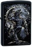 Zippo Howl At the Moon Black Matte Lighter, 1722