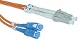 SC / SC, Multimode, Duplex Fiber Optic Cable, 62.5/125, 1 Meter (3.3 ft)