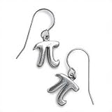 Pi Pewter Earrings