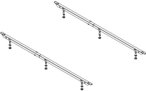 MightyLift KPL-5 Low-Profile Mattress Center Support System, 2 Rails, 3 Legs Each