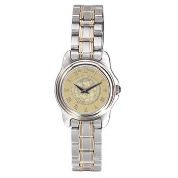 University of Iowa - Ladies Two Tone Stainless Steel Watch - Gold