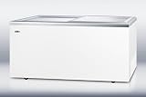 Sale Season Summit Appliances SCF1894 Flat sliding glass lid ice cream freezer for commercial use with enamel steel interior and 22 tub capacity