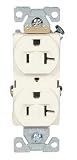 COOPER WIRING DEVICES BR20LA-BOX 'COOPER WIRING' COMMERCIAL DUPLEX RECEPTACLE
