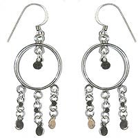 Girls Gift Sterling Silver Earrings 2.5 inches (ers235)