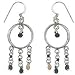 Girls Gift Sterling Silver Earrings 2.5 inches (ers235)