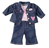 Enlarge toy image: Baby Born Clothes 804605: Denim Jeans and Jacket - infant and baby development
