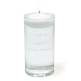 Cathy's Concepts Light Shines Floating Memorial Vase and Candle