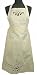 Cotton Floral Battenburg Lace Apron in Ivory Or White