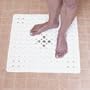 Deluxe Square Shower Mat - White (White) (21"W x 21"D)