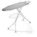 Polder 1751w-69 Deluxe 51 by 17-Inch Ironing Station, Grey/Metalic Grey