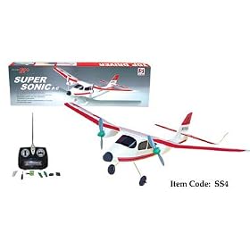 RC Remote Radio Control SUPER SONIC Twin-Motor Airplane Plane
