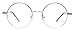 Metal Round Readers - Reading eyeglasses ( unisex ) Black, Brown, Gold, Silver or Grey