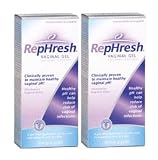 Rephresh Vaginal Gel Personal Lubricant - 2 Packs