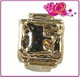Quiges Beads Charms alphabet letter F
