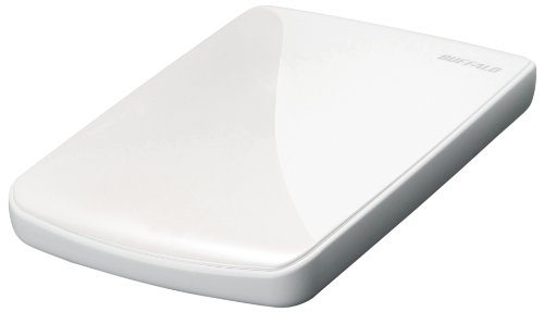 Buffalo Technology MiniStation Cobalt 320 GB USB 2.0 Portable Hard Drive with TurboPC HD-PET320U2/W (White)
