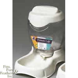 Petmate Caf Automatic Pet Waterer for Dogs & Cats (Bleached Linen, 3 Quarts)