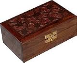 Engraved Jewelry Boxes for Womens Made in Premium Wood from India (wc387)