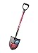 Bully Tools 92510 12-Gauge Round Point Shovel with Fiberglass D-Grip Handle