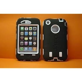 Otterbox Defender Series for iPhone 3G 3GS Black White: Electronics