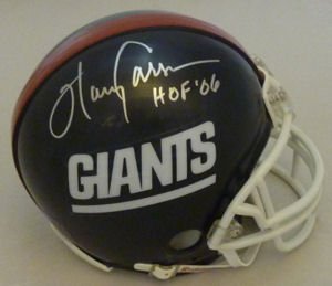 Harry Carson Autographed New York Giants Mini Helmet w/HOF