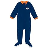 Denver Broncos NFL Infant Footed Sleeper Creeper - Toddler (18 Months)