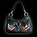Black Vinyl Love and Hate Tattoo Style Purse