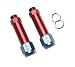 Specialty Adapter Fitting AN Size -8 Red And Blue Quantity 2 Any Demon And BG Carb w/...
