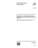 ISO 11096:2002, Road vehicles - Pedestrian protection - Impact test method for pedestrian thigh, leg and knee