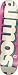 Almost Tilt Pink / Tan Skateboard Deck - 7.75