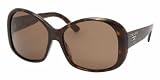 Prada Women's 03m Tortoise Frame/Brown Lens Plastic Sunglasses, 56mm