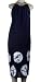 Alma de Anil, Indigo Dyed Dress With Wood Accents