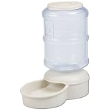 Petmate Le Bistro Waterer with Microban, 5-Gallon Capacity, Bleached Linen