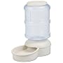 Petmate Le Bistro Waterer with Microban, 5-Gallon Capacity, Bleached Linen