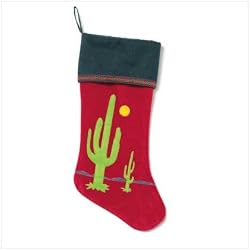 Cactus Christmas Holiday Stocking Decoration Xmas Party
